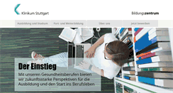 Desktop Screenshot of bildungszentrum-stuttgart.de